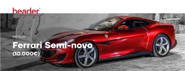 Ferrari semi-novo (10.000€)